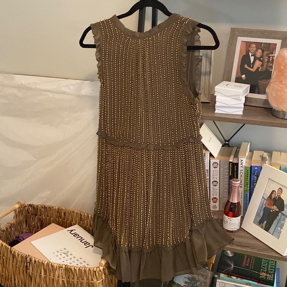 Gold Beaded Dress
